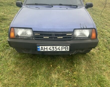 Синий ВАЗ 21099, объемом двигателя 1.6 л и пробегом 150 тыс. км за 1600 $, фото 3 на Automoto.ua