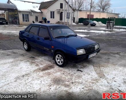 Синий ВАЗ 21099, объемом двигателя 1.6 л и пробегом 185 тыс. км за 1999 $, фото 3 на Automoto.ua