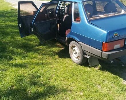 Синий ВАЗ 21099, объемом двигателя 1.6 л и пробегом 199 тыс. км за 1599 $, фото 1 на Automoto.ua