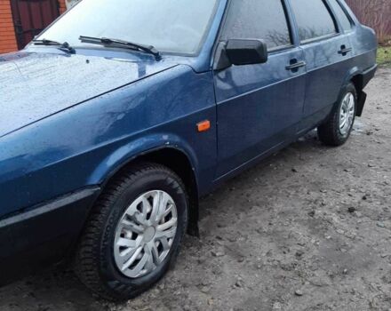 Синій ВАЗ 21099, об'ємом двигуна 1.6 л та пробігом 186 тис. км за 1600 $, фото 5 на Automoto.ua