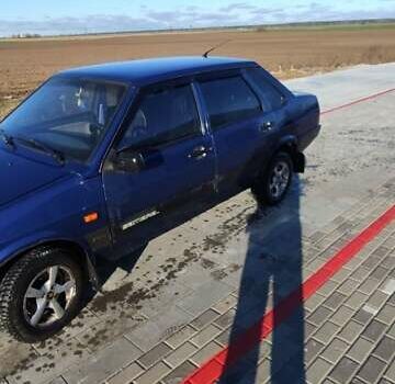 Синий ВАЗ 21099, объемом двигателя 1.6 л и пробегом 260 тыс. км за 1200 $, фото 3 на Automoto.ua