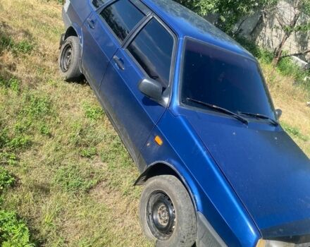 Синий ВАЗ 21099, объемом двигателя 1.6 л и пробегом 240 тыс. км за 1700 $, фото 1 на Automoto.ua