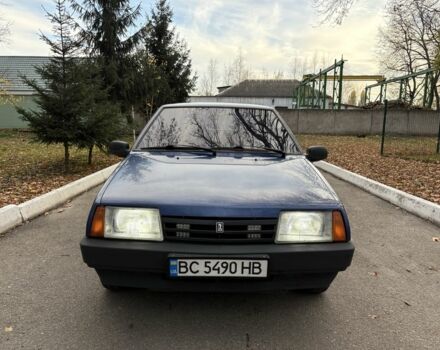 Синий ВАЗ 21099, объемом двигателя 1.6 л и пробегом 160 тыс. км за 2100 $, фото 1 на Automoto.ua