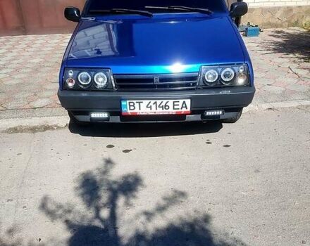 Синий ВАЗ 21099, объемом двигателя 1.6 л и пробегом 120 тыс. км за 3800 $, фото 1 на Automoto.ua