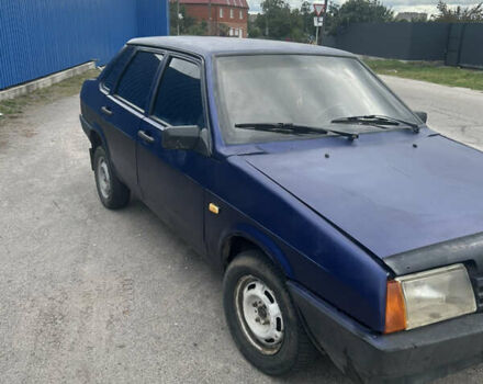 Синій ВАЗ 21099, об'ємом двигуна 1.6 л та пробігом 555 тис. км за 1100 $, фото 1 на Automoto.ua