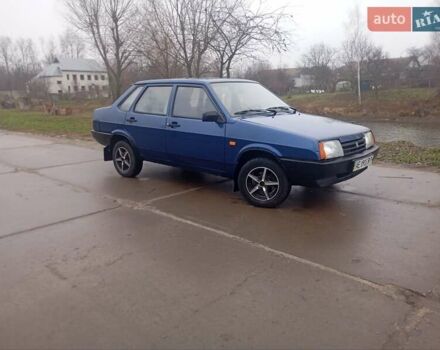 Синій ВАЗ 21099, об'ємом двигуна 1.6 л та пробігом 250 тис. км за 1850 $, фото 1 на Automoto.ua