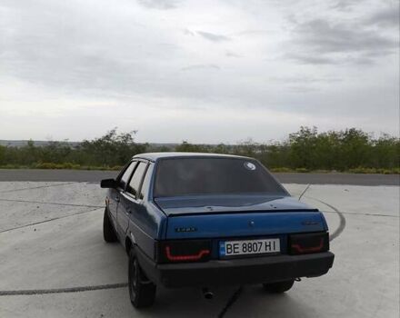 Синий ВАЗ 21099, объемом двигателя 1.6 л и пробегом 215 тыс. км за 2350 $, фото 1 на Automoto.ua
