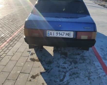 Синий ВАЗ 21099, объемом двигателя 1.6 л и пробегом 260 тыс. км за 1200 $, фото 1 на Automoto.ua