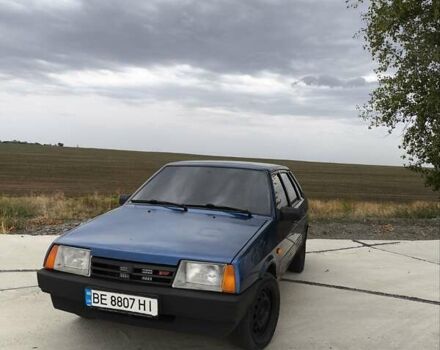 Синий ВАЗ 21099, объемом двигателя 1.6 л и пробегом 215 тыс. км за 2350 $, фото 3 на Automoto.ua