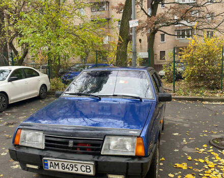 Синий ВАЗ 21099, объемом двигателя 1.6 л и пробегом 130 тыс. км за 3000 $, фото 2 на Automoto.ua