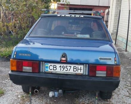 Синий ВАЗ 21099, объемом двигателя 1.6 л и пробегом 204 тыс. км за 2200 $, фото 1 на Automoto.ua