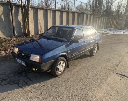 Синий ВАЗ 21099, объемом двигателя 1.6 л и пробегом 141 тыс. км за 2200 $, фото 3 на Automoto.ua