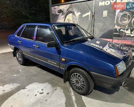 Синий ВАЗ 21099, объемом двигателя 1.6 л и пробегом 220 тыс. км за 2900 $, фото 1 на Automoto.ua
