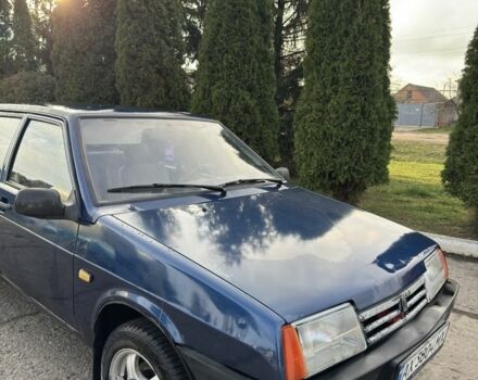 Синий ВАЗ 21099, объемом двигателя 1.6 л и пробегом 138 тыс. км за 1350 $, фото 1 на Automoto.ua