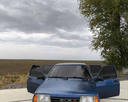 Синий ВАЗ 21099, объемом двигателя 1.6 л и пробегом 215 тыс. км за 2350 $, фото 4 на Automoto.ua