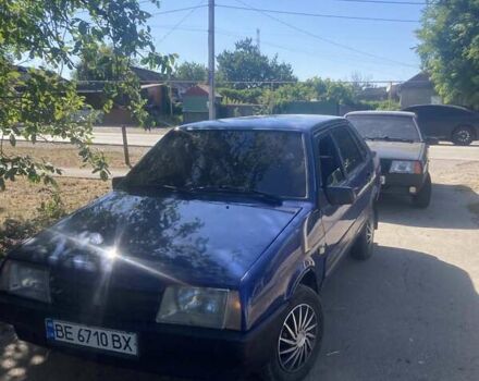 Синий ВАЗ 21099, объемом двигателя 1.6 л и пробегом 131 тыс. км за 1550 $, фото 7 на Automoto.ua