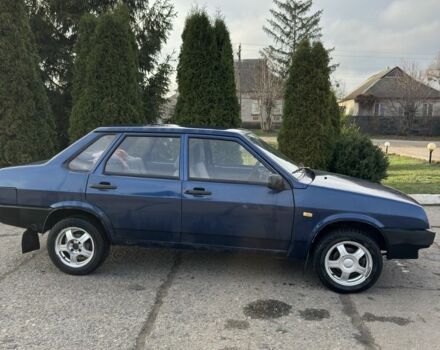Синий ВАЗ 21099, объемом двигателя 1.6 л и пробегом 138 тыс. км за 1350 $, фото 4 на Automoto.ua