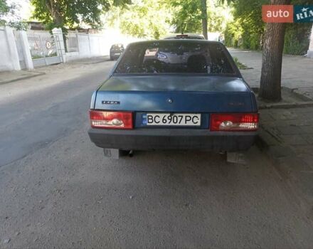 Синий ВАЗ 21099, объемом двигателя 1.6 л и пробегом 239 тыс. км за 1300 $, фото 1 на Automoto.ua