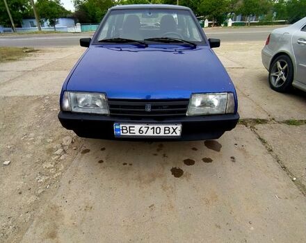 Синий ВАЗ 21099, объемом двигателя 1.6 л и пробегом 154 тыс. км за 1500 $, фото 4 на Automoto.ua