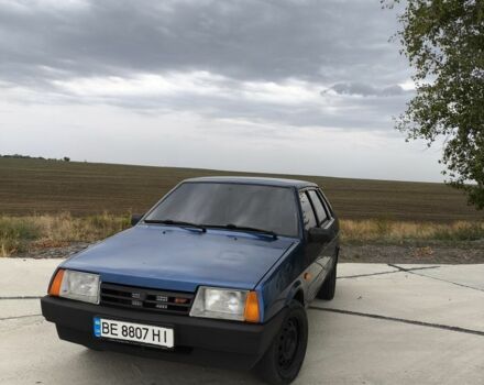 Синий ВАЗ 21099, объемом двигателя 1.6 л и пробегом 215 тыс. км за 2000 $, фото 1 на Automoto.ua