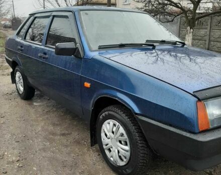 Синій ВАЗ 21099, об'ємом двигуна 1.6 л та пробігом 186 тис. км за 1600 $, фото 7 на Automoto.ua