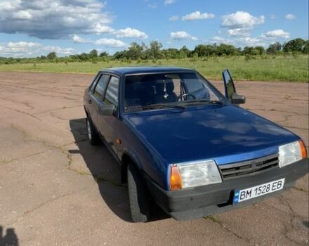 Синий ВАЗ 21099, объемом двигателя 1.6 л и пробегом 135 тыс. км за 2600 $, фото 6 на Automoto.ua