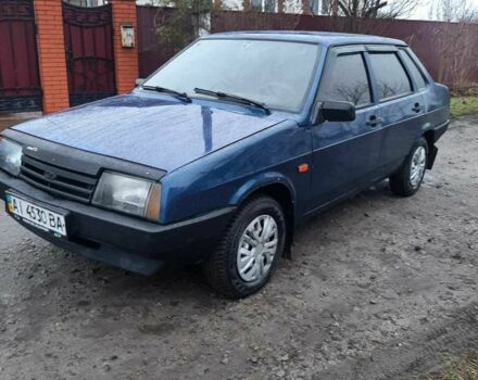 Синій ВАЗ 21099, об'ємом двигуна 1.6 л та пробігом 186 тис. км за 1600 $, фото 4 на Automoto.ua