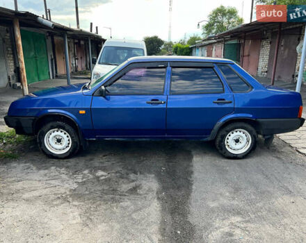 Синий ВАЗ 21099, объемом двигателя 1.6 л и пробегом 71 тыс. км за 3984 $, фото 4 на Automoto.ua