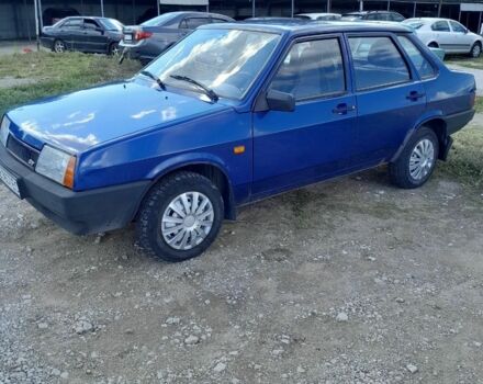 Синий ВАЗ 21099, объемом двигателя 1.6 л и пробегом 50 тыс. км за 4117 $, фото 1 на Automoto.ua