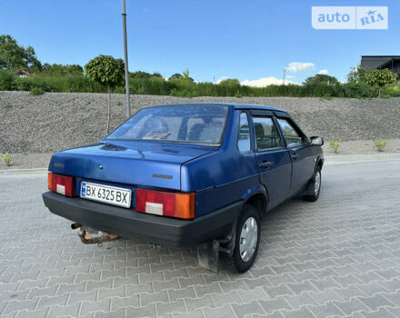 Синий ВАЗ 21099, объемом двигателя 1.6 л и пробегом 200 тыс. км за 1650 $, фото 7 на Automoto.ua