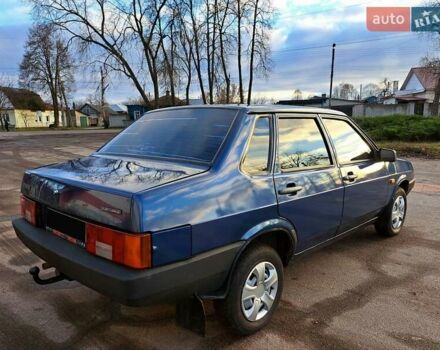 Синий ВАЗ 21099, объемом двигателя 1.6 л и пробегом 224 тыс. км за 2850 $, фото 4 на Automoto.ua