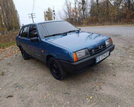 Синий ВАЗ 21099, объемом двигателя 1.6 л и пробегом 200 тыс. км за 2650 $, фото 1 на Automoto.ua