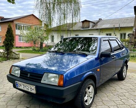 Синий ВАЗ 21099, объемом двигателя 1.6 л и пробегом 220 тыс. км за 1450 $, фото 1 на Automoto.ua