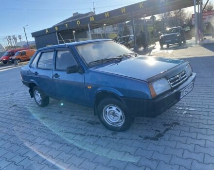 Синий ВАЗ 21099, объемом двигателя 1.6 л и пробегом 180 тыс. км за 1450 $, фото 4 на Automoto.ua