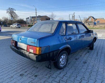 Синий ВАЗ 21099, объемом двигателя 1.6 л и пробегом 180 тыс. км за 1450 $, фото 2 на Automoto.ua