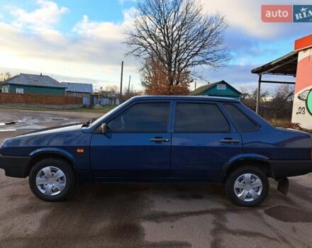 Синий ВАЗ 21099, объемом двигателя 1.6 л и пробегом 224 тыс. км за 2850 $, фото 7 на Automoto.ua