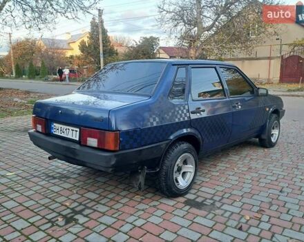 Синий ВАЗ 21099, объемом двигателя 1.6 л и пробегом 193 тыс. км за 2300 $, фото 1 на Automoto.ua
