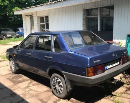 Синий ВАЗ 21099, объемом двигателя 1 л и пробегом 1 тыс. км за 1850 $, фото 1 на Automoto.ua