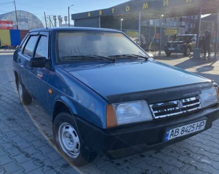 Синий ВАЗ 21099, объемом двигателя 1.6 л и пробегом 180 тыс. км за 1450 $, фото 5 на Automoto.ua