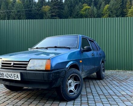 Синий ВАЗ 21099, объемом двигателя 1.6 л и пробегом 230 тыс. км за 1649 $, фото 2 на Automoto.ua