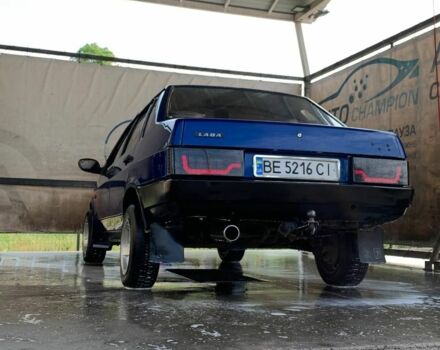 Синий ВАЗ 21099, объемом двигателя 1.5 л и пробегом 320 тыс. км за 1900 $, фото 1 на Automoto.ua