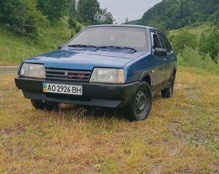 Синий ВАЗ 21099, объемом двигателя 1.5 л и пробегом 2 тыс. км за 950 $, фото 2 на Automoto.ua