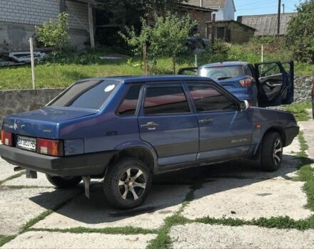 Синій ВАЗ 21099, об'ємом двигуна 1.5 л та пробігом 80 тис. км за 1400 $, фото 1 на Automoto.ua