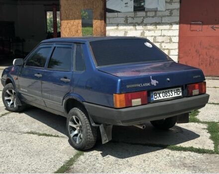Синій ВАЗ 21099, об'ємом двигуна 1.5 л та пробігом 80 тис. км за 1400 $, фото 3 на Automoto.ua