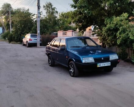 Синий ВАЗ 21099, объемом двигателя 1.5 л и пробегом 123 тыс. км за 1122 $, фото 1 на Automoto.ua