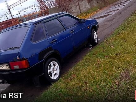 Синій ВАЗ 21099, об'ємом двигуна 1.5 л та пробігом 82 тис. км за 600 $, фото 1 на Automoto.ua