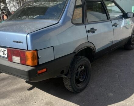 Синий ВАЗ 21099, объемом двигателя 1.5 л и пробегом 320 тыс. км за 1000 $, фото 1 на Automoto.ua