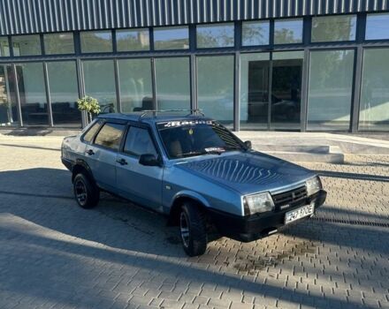 Синий ВАЗ 21099, объемом двигателя 1.5 л и пробегом 50 тыс. км за 670 $, фото 1 на Automoto.ua