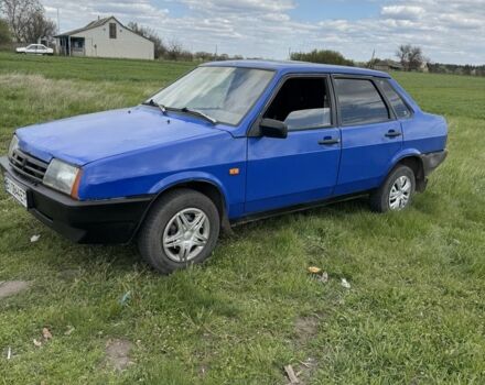 Синий ВАЗ 21099, объемом двигателя 1.5 л и пробегом 3 тыс. км за 822 $, фото 1 на Automoto.ua