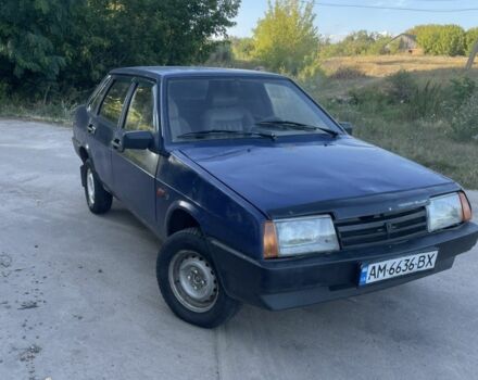 Синий ВАЗ 21099, объемом двигателя 0 л и пробегом 300 тыс. км за 594 $, фото 1 на Automoto.ua